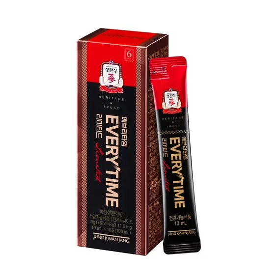 Nước tinh chất địa sâm KGC Jung Kwan Jang (정관장) Everytime Limited 10ml x 30 gói