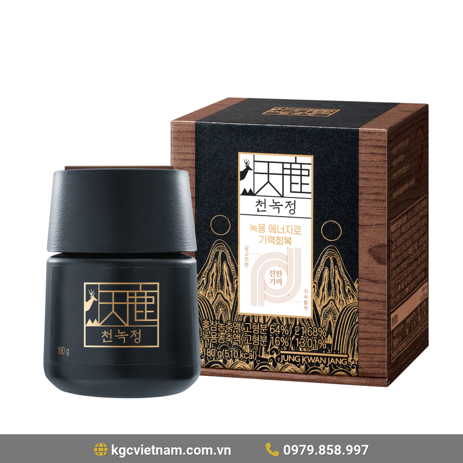 Cao Hồng Sâm Nhung Hươu KGC Cheon Nok Sam Extract Jung Kwan Jang 180 Gram