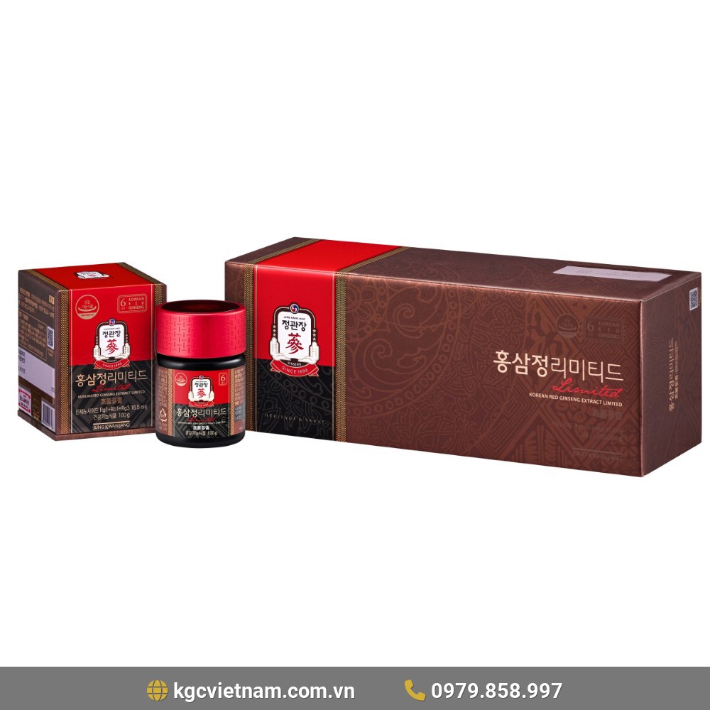 Cao Địa Sâm Chính Phủ KGC Jung Kwan Jang Extract Limited 3 lọ