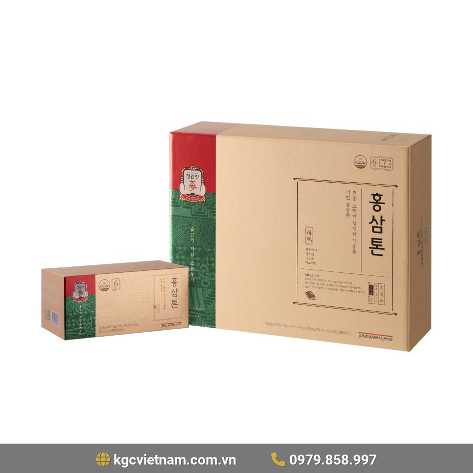 Nước Hồng Sâm Chính Phủ Tonic Mild KGC 60 gói x 50ml Jung Kwan Jang