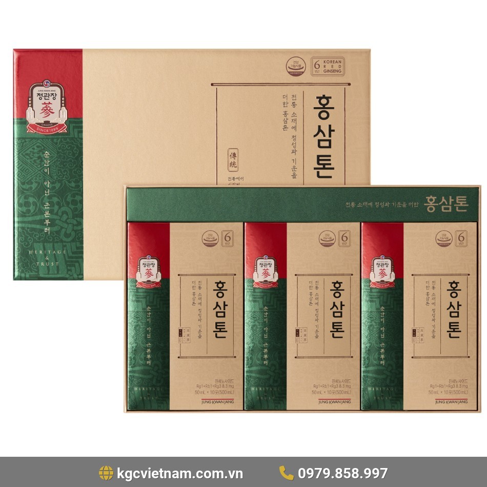 Nước Hồng Sâm KGC 30 gói 50ml Tonic Mild Jung Kwan Jang