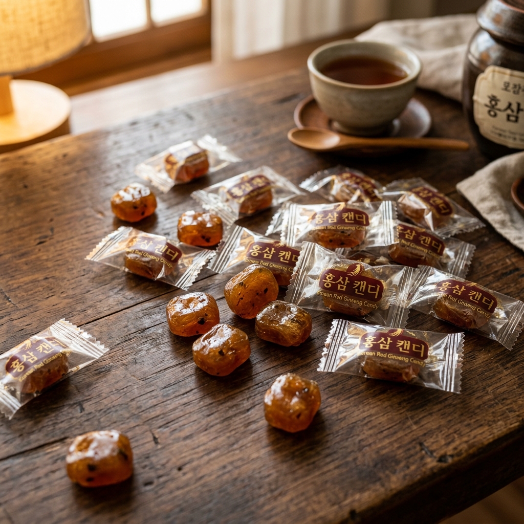 Kẹo Hồng Sâm Korean Red Ginseng Candy Có Tác Dụng Gì? [Mới Nhất 2026]